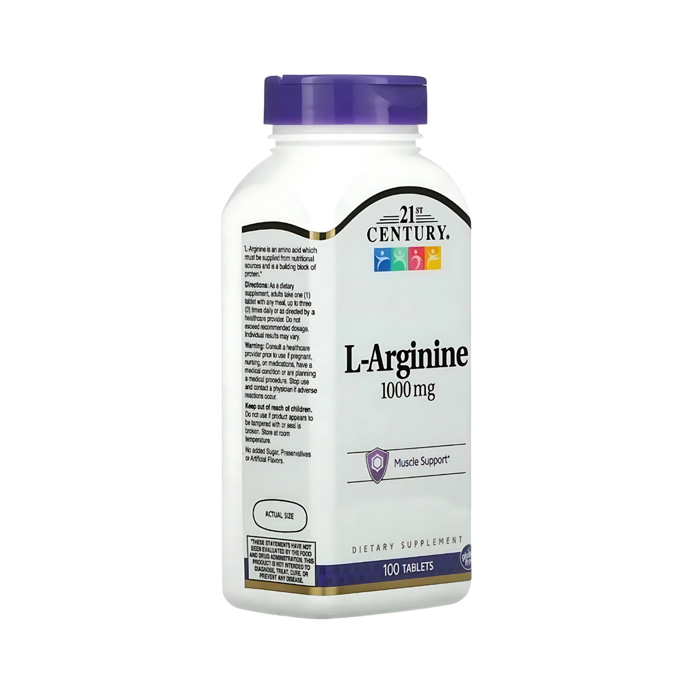 21st Century L-Arginine 1000mg 100 Tablets