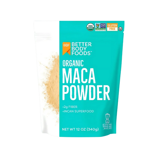 Better Body Foods Organic Maca Powder with 2g Fiber 340 gm Powder