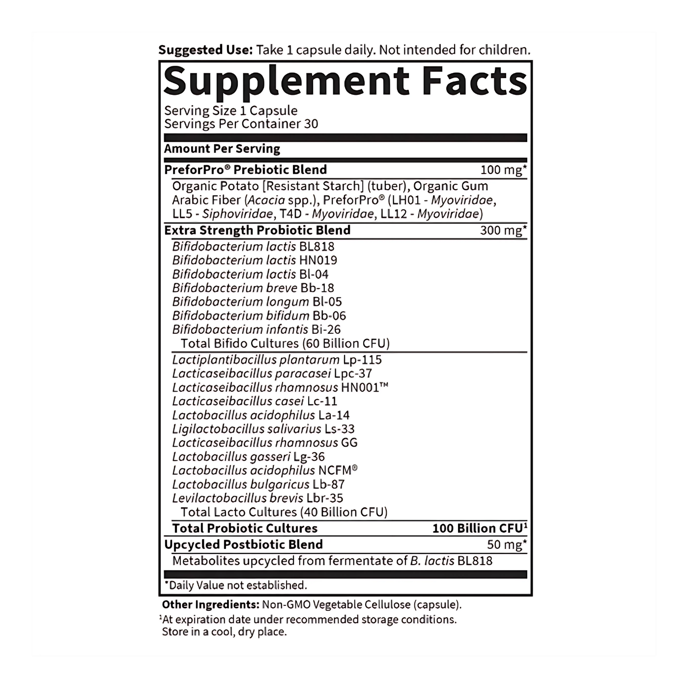 Garden Of Life Dr. Formulated Probiotics 25 Billion CFU 14 Strains 30 Veg Caps