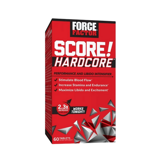 Force Factor Score Hardcore 2.3X Increase Works Tonight 60 Tablets