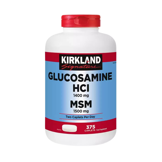 Kirkland Signature Glucosamine HCI with MSM 375 Tablets