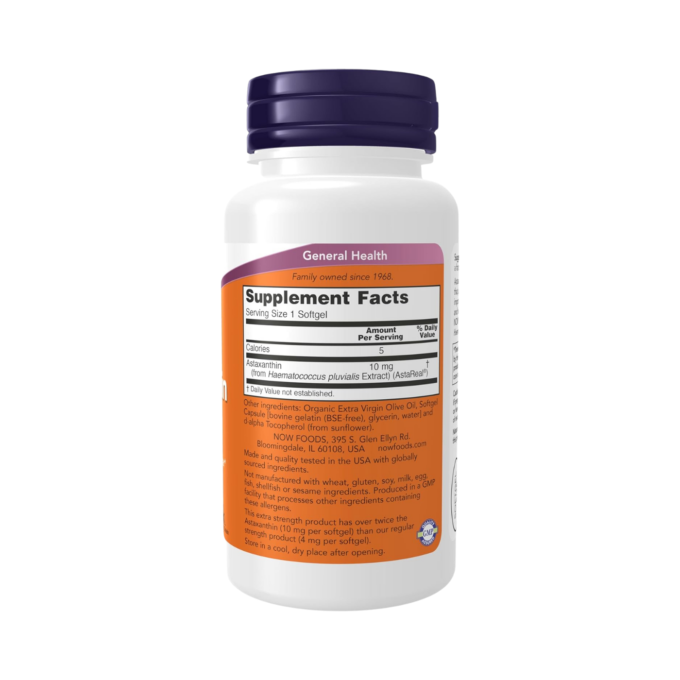 NOW Foods Astaxanthin 10mg (30 Softgels)