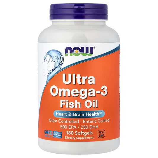 NOW Foods Ultra Omega-3 – 500 EPA / 250 DHA