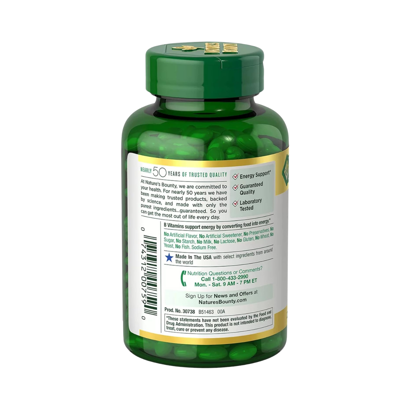 Nature’s Bounty Biotin (10,000 mcg) – 120, 250 softgels