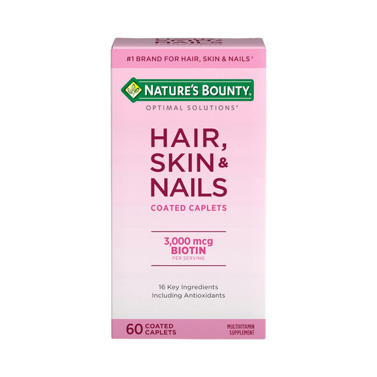 Nature’s Bounty Hair, Skin & Nails Multivitamin with Biotin (3,000 mcg) – 60 capsules