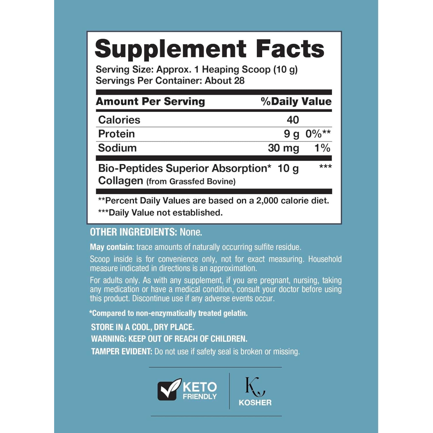 NeoCell Collagen Bio-Peptides Grassfed 283g Powder