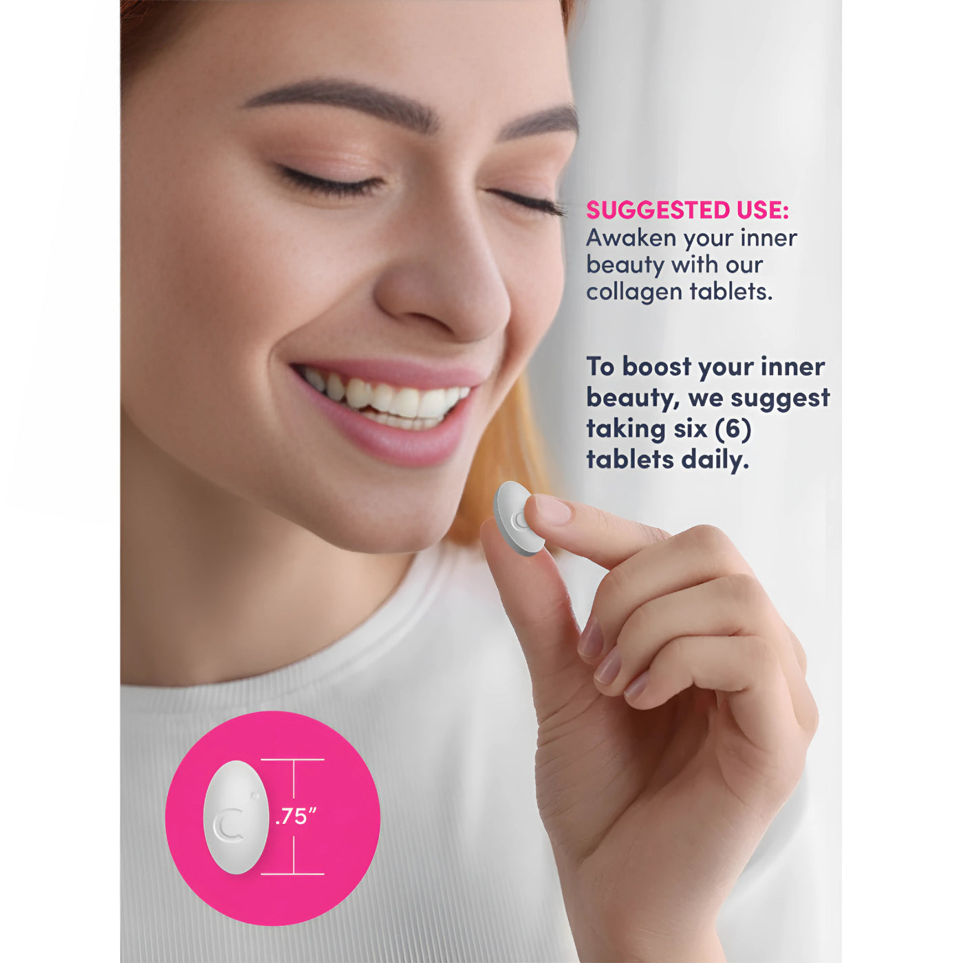 Neocell Grassfed Collagen Peptides + C & Biotin 180, 270, 360 Caplets