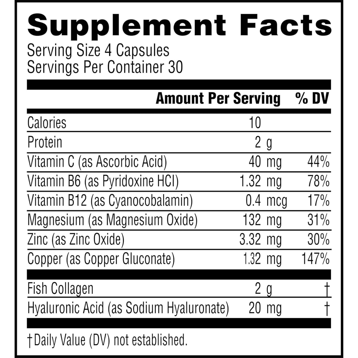 Neocell Marine Collagen Peptide + Hyaluronic Acid – 120 tablets