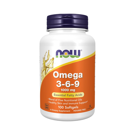 Now Omega 3-6-9 1000mg Essential Fatty Acids 100 Softgels