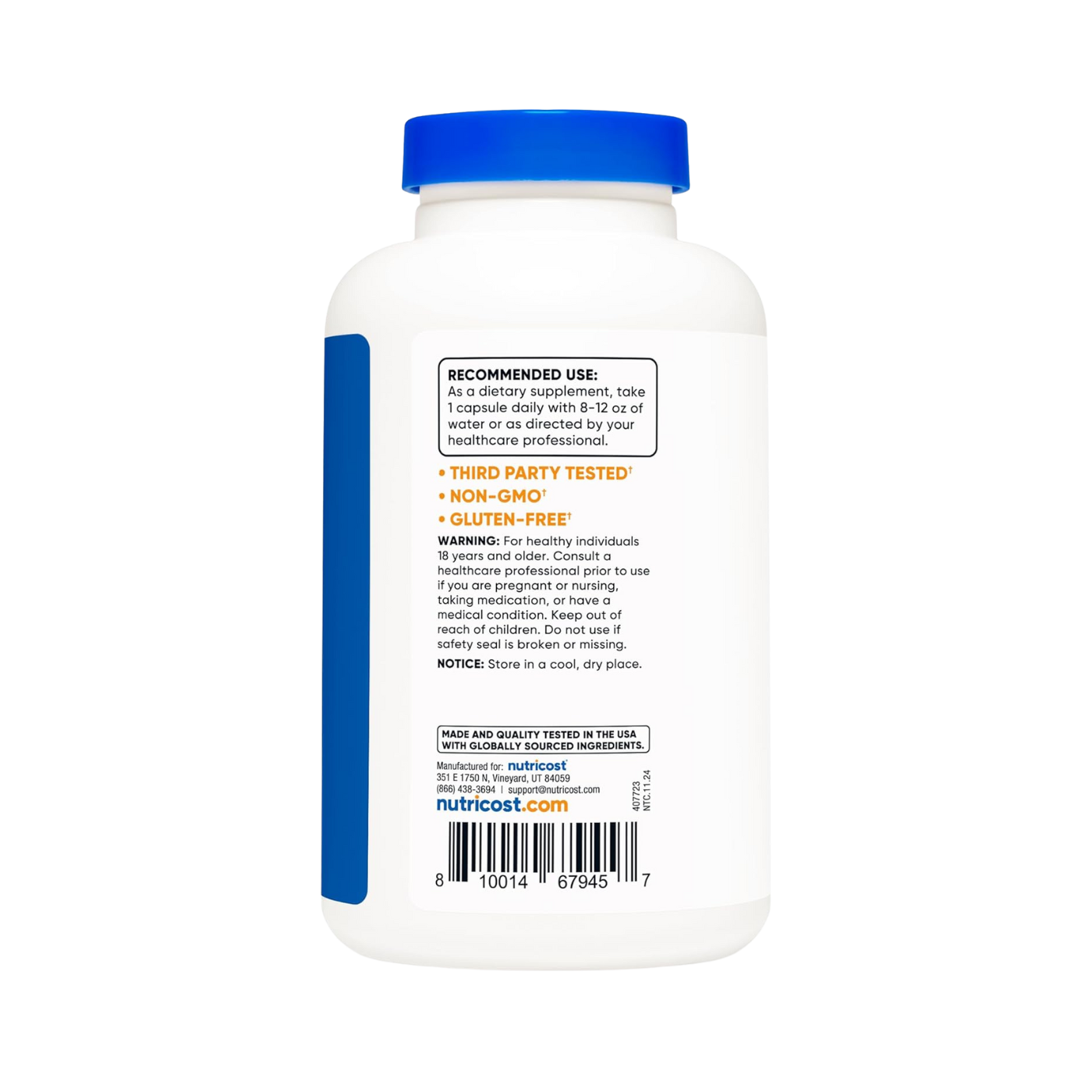 Nutricost Niacinamide (500 mg) – 240 capsules