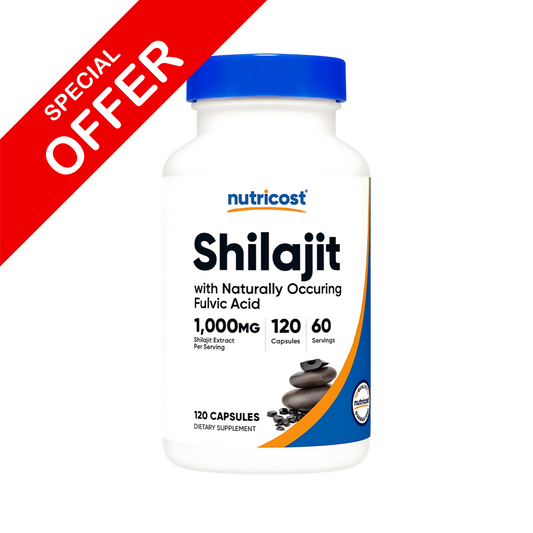 Nutricost Shilajit 1,000 mg 120 Capsules