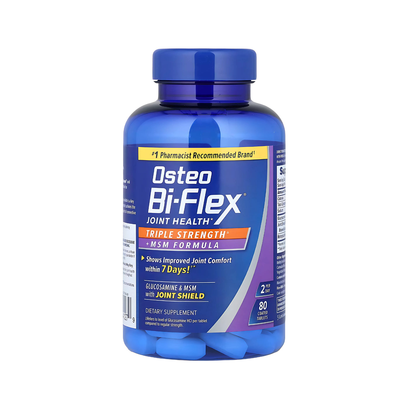 Osteo Bi-Flex, Joint H, Triple Strength + MSM Formula 80 Coated Tablets