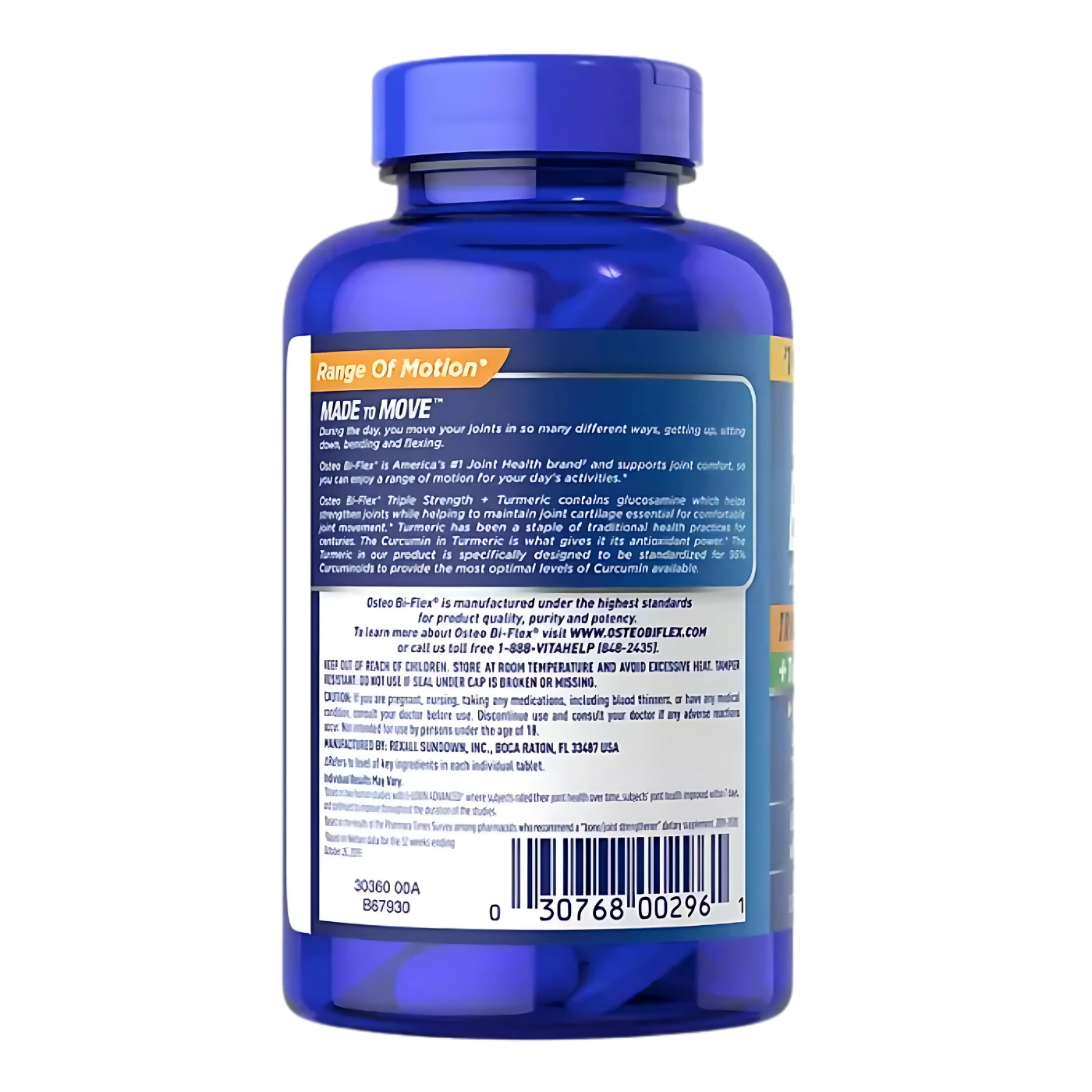 Osteo Bi-Flex, Joint H, Triple Strength + Turmeric 80, 220 Coated Tablets