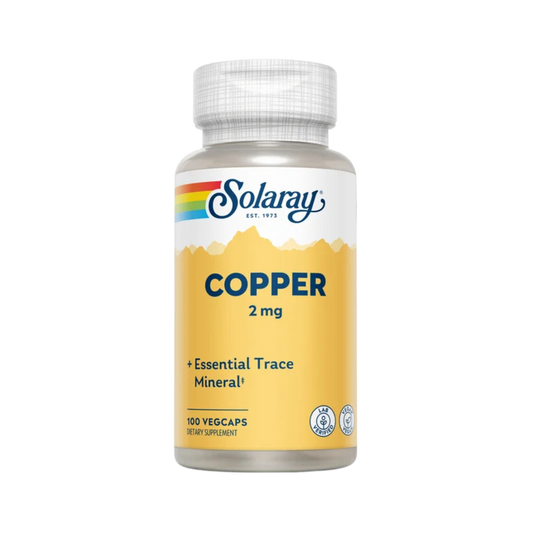 Solaray Copper 2 mg 100 Veg Caps