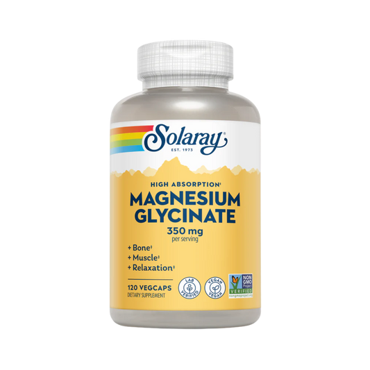 Solaray Magnesium Glycinate 350mg 120 veg caps