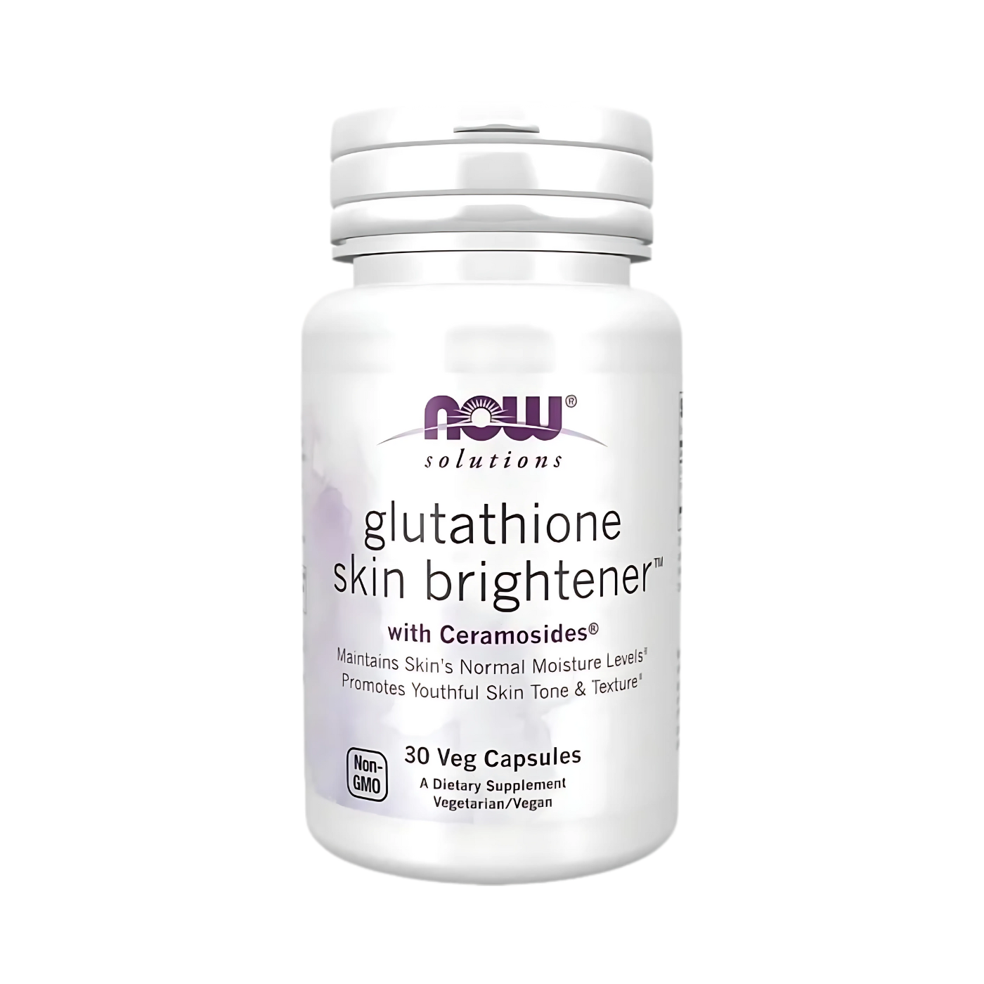 now Solutions Glutathione Skin Brightener with Ceramosides 30 Veg Caps