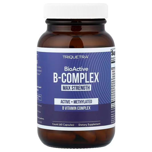 Triquetra Health BioActive B-Complex Max Strength – 60 Capsules