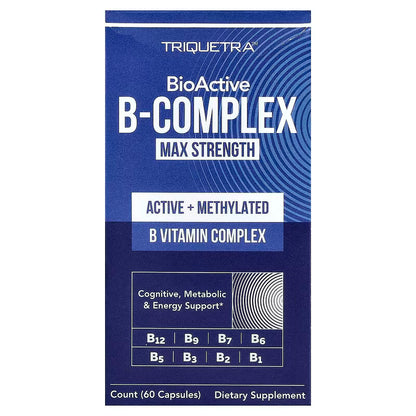 Triquetra Health BioActive B-Complex Max Strength – 60 Capsules