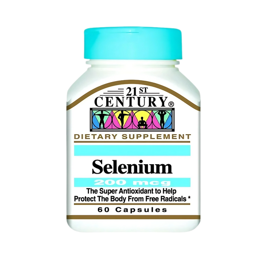 21st Century Selenium 200 mcg 60 Capsules