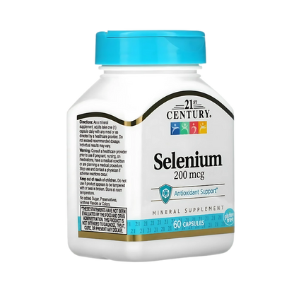 21st Century Selenium 200 mcg 60 Capsules