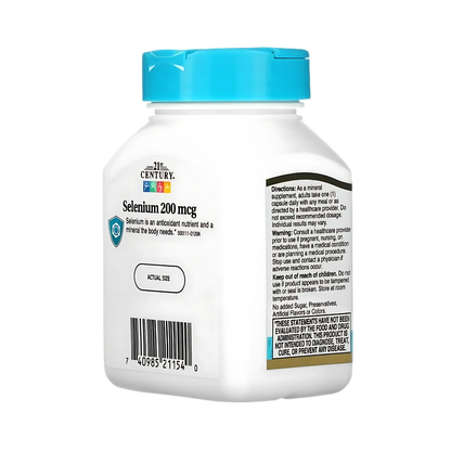 21st Century Selenium 200 mcg 60 Capsules