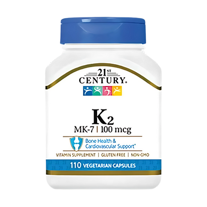 21st Century K2 MK-7 100 mcg 110 Veg Capsules