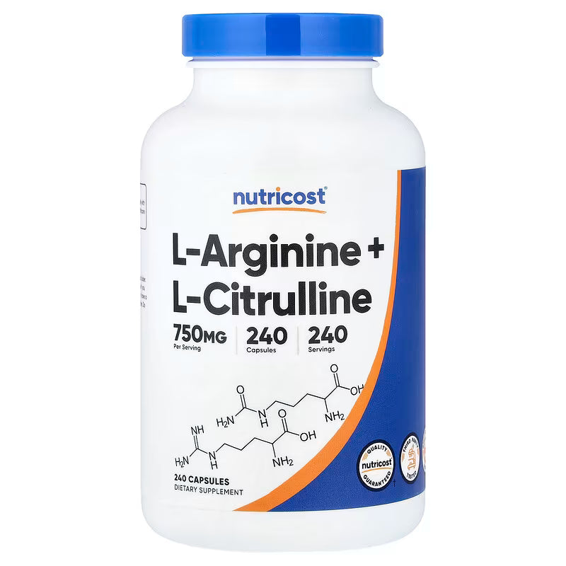 Nutricost L-Arginine L-Citrulline Complex 750mg