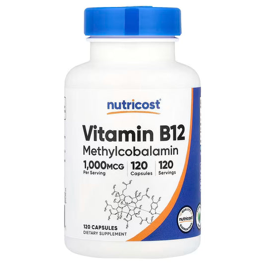 Nutricost Vitamin B12 – Methylcobalamin Capsules
