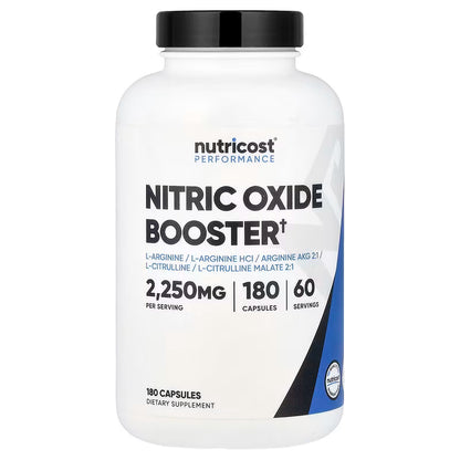 Nutricost Performance Nitric Oxide Booster – 180 Capsules
