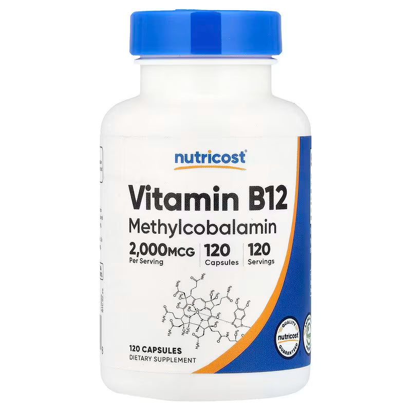 Nutricost Vitamin B12 – Methylcobalamin Capsules