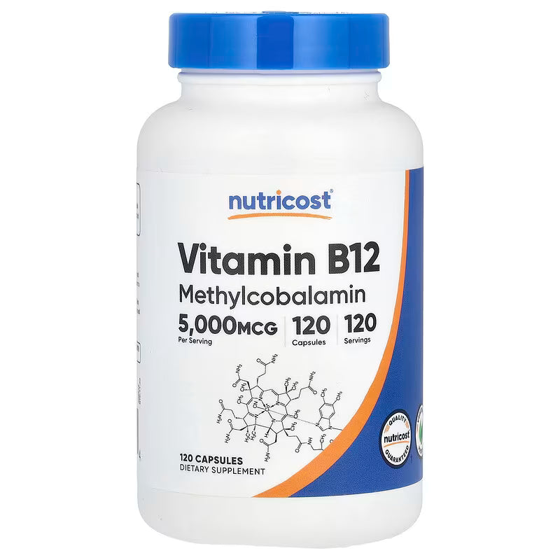 Nutricost Vitamin B12 – Methylcobalamin Capsules