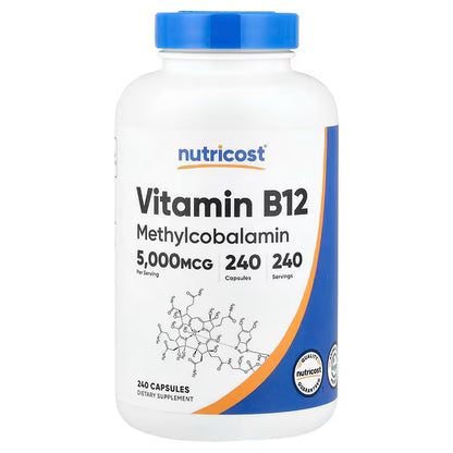 Nutricost Vitamin B12 – Methylcobalamin Capsules