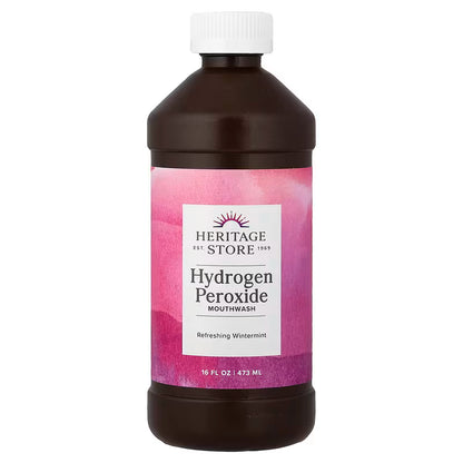 Heritage Store Hydrogen Peroxide Mouthwash – 16 fl oz (473 ml)