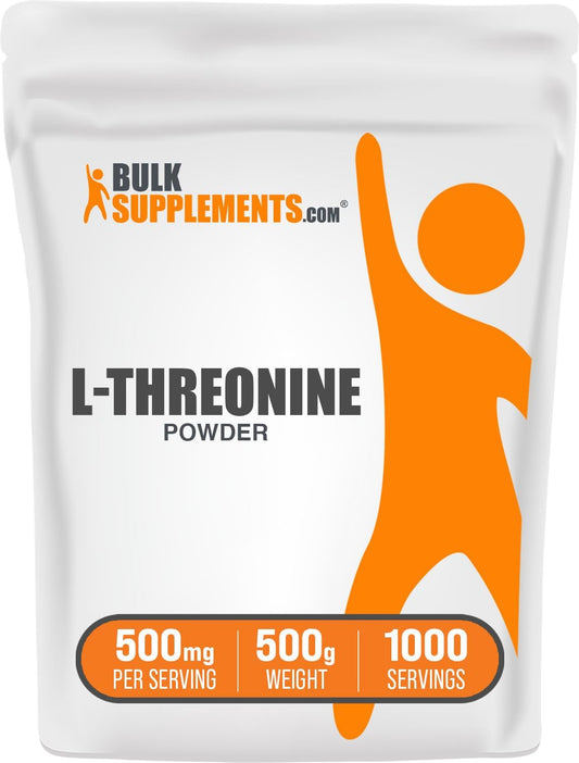 BulkSupplements L-Threonine Powder – 500 mg per Serving