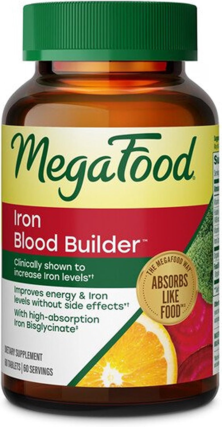 MegaFood Iron Blood Builder™ – High-Absorption Iron Bisglycinate