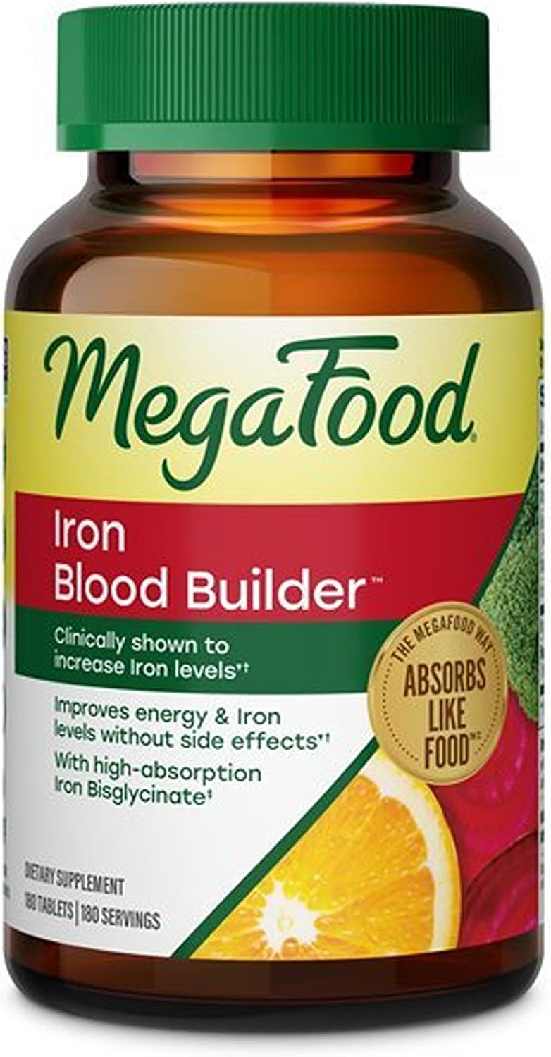 MegaFood Iron Blood Builder™ – High-Absorption Iron Bisglycinate
