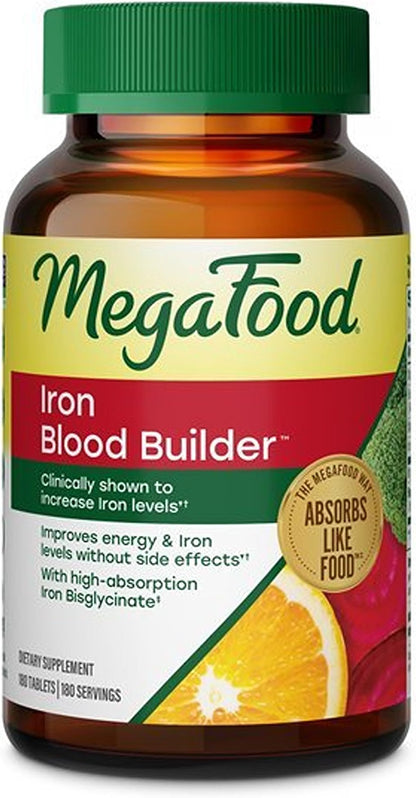 MegaFood Iron Blood Builder™ – High-Absorption Iron Bisglycinate