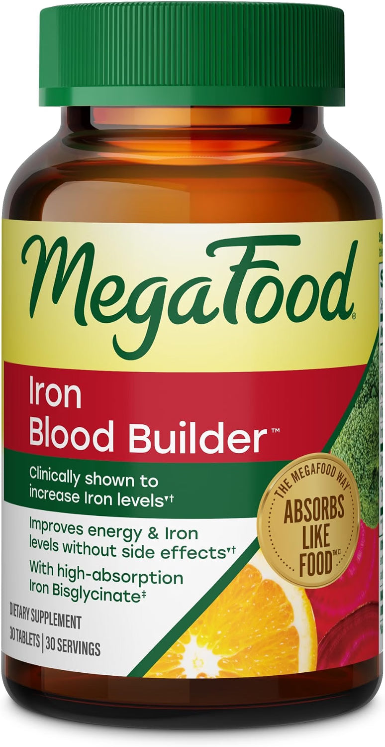 MegaFood Iron Blood Builder™ – High-Absorption Iron Bisglycinate