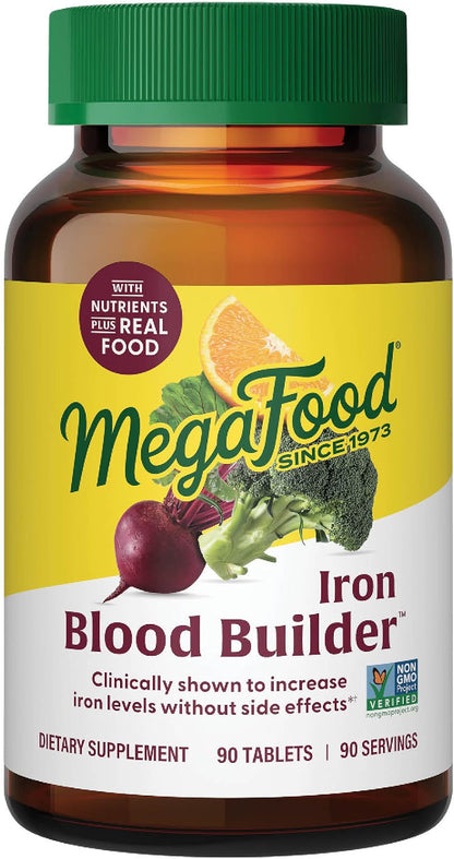 MegaFood Iron Blood Builder™ – High-Absorption Iron Bisglycinate