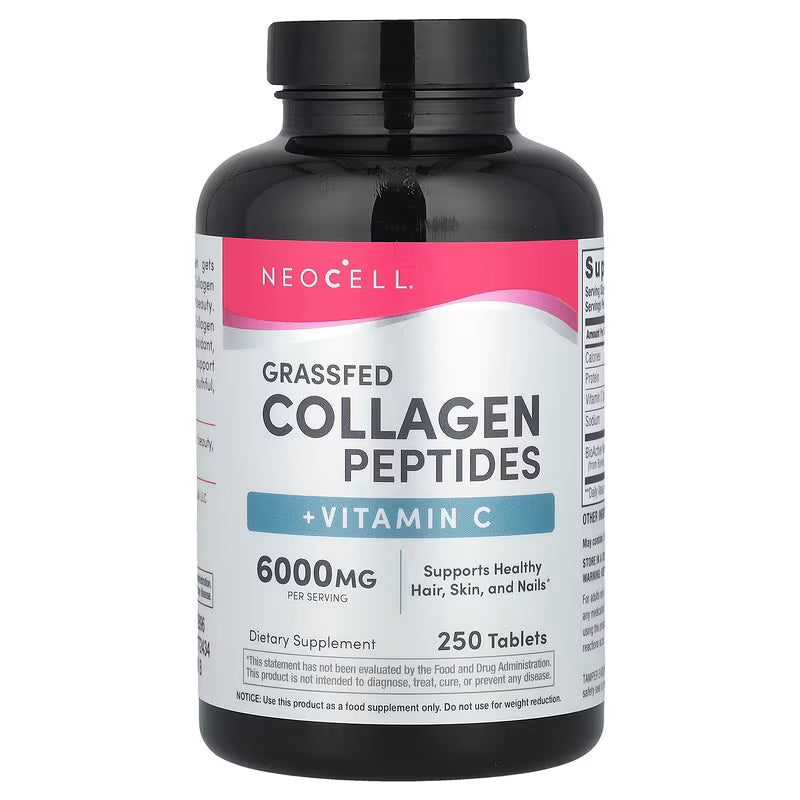 Neocell Grassfed Collagen Peptides + C & Biotin 180, 270, 360 Caplets