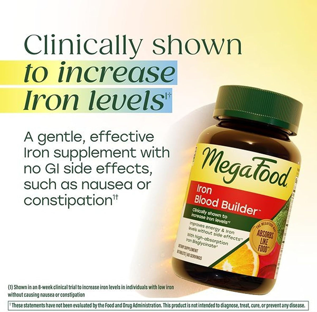 MegaFood Iron Blood Builder™ – High-Absorption Iron Bisglycinate