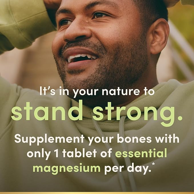 Nature’s Bounty Advanced Magnesium Glycinate 360mg 90 Capsules Calms Mood, Supports Heart, Nerve, Bone, Muscle