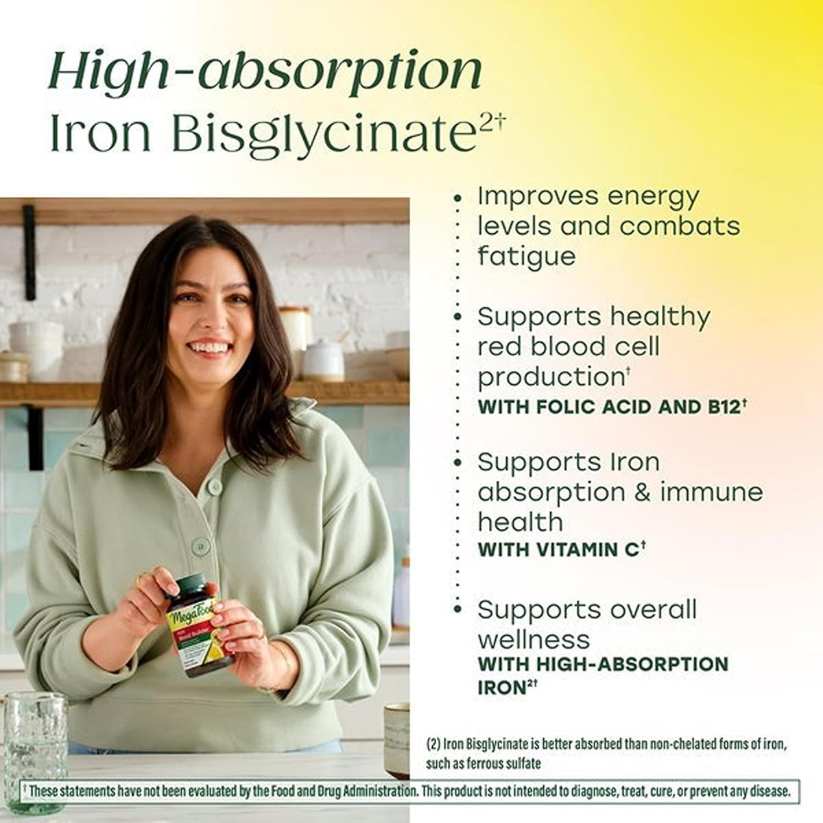 MegaFood Iron Blood Builder™ – High-Absorption Iron Bisglycinate