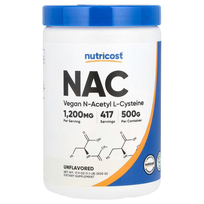Nutricost NAC Powder – 1,200 mg per Serving