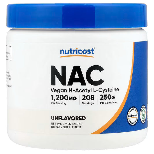 Nutricost NAC Powder – 1,200 mg per Serving