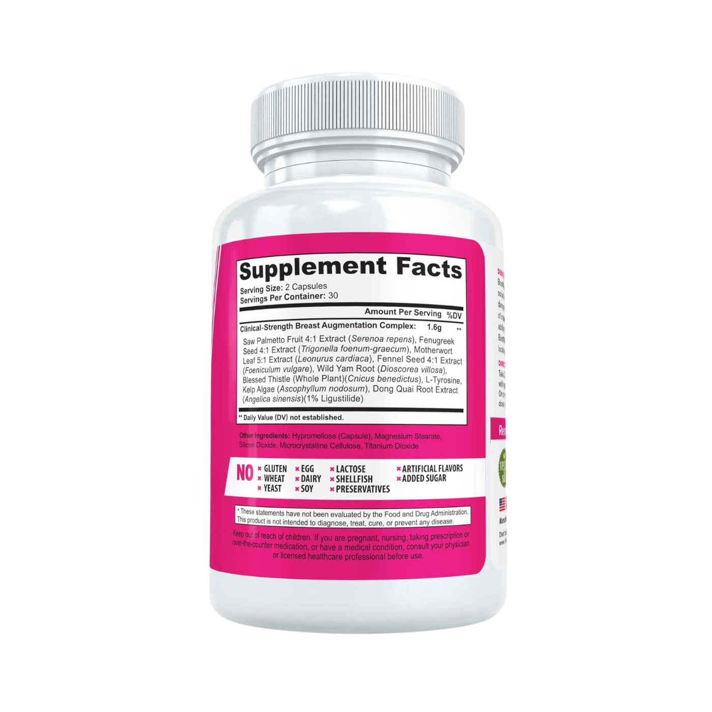 BustMaxx Female Breast Enlarger Augmentation Pills 60 Veg Caps