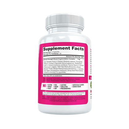 BustMaxx Female Breast Enlarger Augmentation Pills 60 Veg Caps