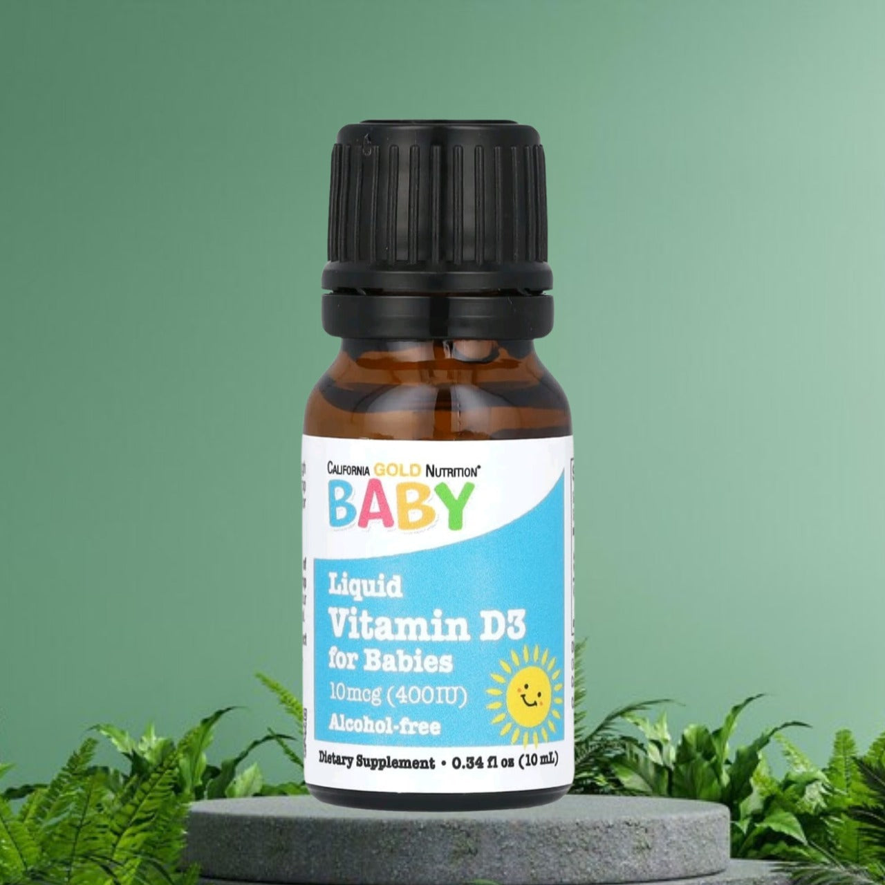 California Gold Nutrition Baby Liquid Vitamin D3 Drops (10ml / 0.34 fl oz)