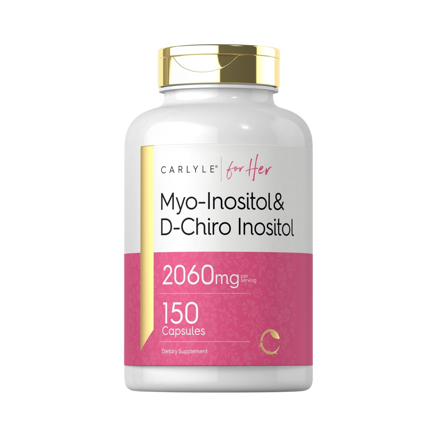 Carlyle Myo-Inositol & D-Chiro Inositol for Women 2060mg 150 Capsules