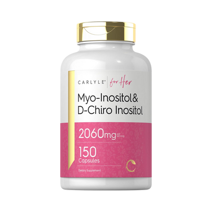 Carlyle Myo-Inositol & D-Chiro Inositol for Women 2060mg 150 Capsules